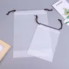 DrawString Waterproof Bag Packaging Wedding Party Candy Gift Wrappning Anpassad tryck Logo Kläder Förvaringsskor Pouch Wrap