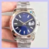 U1 Factory ST9 Watch 41 mm GD2813 Automatyczny ruch Sliver Diwal Sapphire Saphire ze stali nierdzewnej Bransoletka zegarków zegarek na rękę męskie zegarek