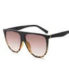 Fashion Sunglasses Women Vintage Retro Flat Top Oversized Sun Glasses Square Pilot Luxury Designer Large Black Shades