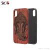 Custodie per cellulare con incisione laser personalizzata per PC in legno di moda più vendute antiurto per iPhone 6 7 8 Plus 11 12 Pro Xs Max Cover posteriore Shell