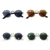 Occhiali da sole da sole polarizzati rotondi vintage piccoli occhiali da sole cerchio