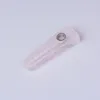 Punto di cristallo fuso rosa della roccia naturale con foro perforato | Filtro 3pcs Free Free 1pc Spazzola per la pulizia gratuita