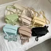 Crossbody Flap Bags Stone Mönster Små PU Läder för Kvinnor 2021 Enkel Designer Shoulder Handväskor och Purväska Blå Gul