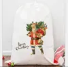 Сублимационные пустые DIY рождественские рождественские Santa Sack Wrap Cand Canvas подарочная сумка конфеты для Halloween реклама