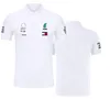 Formula World Championship Car Team Racing Suit F1 T-shirt Casual reverspolo korte mouw308i Hr10