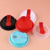 Wegwerp Plastic Cup Deksel thee Drink met 90 Calibre Injectie Split Milk Cups Covers Juice Hot Coffee Drinkware Lids Duck Seak LLB12583