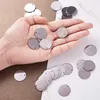 100pcs Stainless Steel Round Charms Dog Tag Medal Stamping Blanks Pendants For Necklaces DIY 8 10 12 15 18 20 25mm Jewelry Making 9612537