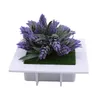 Couronnes de fleurs décoratives, Simulation de plantes 3D, autocollant mural de Style campagnard suspendu, cadres photo de fleurs artificielles en plastique, décoration de l'année du magasin