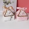 Ny gåva wrap lådor pärla torn bronzing godis favor säckar bröllop baby shower dekoration papper presentförpackning förpackning händelse parti leveranser
