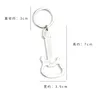 100pcs/lot Personalized electric guitar bottle opener creative key chain car small gift Pendant