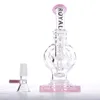 Royal Glass Bongs Wate pipe Hookahs 6 Inches Female 14.5mm recycle Egg Rig With Quartz Banger