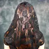 2019 branco preto véu de noiva mantilhas capela véus véu muçulmano cabeça cobrindo rendas véu católico mantilla welon slubny x0726288v