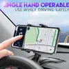 Uppgraderad Dashboard Car Phone Holder 1200 Degree Mobile Stativ Ryggspegel Sun Visor i GPS-navigeringsfäste