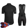 RAPHA Team BIke Wielertrui Set Zomer Heren Korte Mouw Fiets Outfits Road Racing Kleding Outdoor Sport Uniform Ropa Ciclismo S21050701