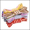 Shoe Parts & Accessories Shoes 120 Cm Candy Color Shoelace Sports Laces Fashion Casual Canvas Polyester Shoelaces Flat Strings Drop Delivery