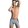 4pcs/Lot Long Boxershorts Underwear Men's Boxers Underpants Sexy Homme Calzoncillos Hombre Heren Male Panties Bamboo Man Cuecas H1214