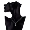 Zirkoon Crystal Hanger Choker Ketting Sieraden Liefde Hartvormige Hangers Kettingen Valentijnsdag Gift voor Dames Dame