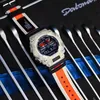 Quartz sportif masculin Watch 700 Watch complet en vedette World Time LED Auto Hand Raising Light Ga Oak Series