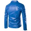 Giacca da motociclista da motociclista in ecopelle da uomo casual classica Giacca da motociclista in pelle PU autunno inverno da uomo Giacche e cappotti da uomo Hombre 210524