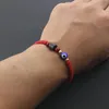 Urok Bransoletki Lucky Red Lina Bransoletka Dla Mężczyzn Kobiety Evil Eye Braslet Handmade Turkish Braclet Regulowany Brazaalete Koraliki Yoga Braelt Pulse