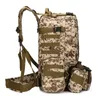 Zaino tattico da 50 litri Borse militari 4 in 1 Zaino militare Zaino Molle Borsa sportiva da esterno per uomo Borsa da campeggio per escursionismo da viaggio Y0721