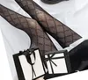 2022 Stijl Dames Sokken klassieke Mode Ins Kousen Brief Patroon Kousen Sexy Vrouwen Leggings Panty Elastiek