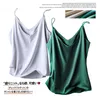 Summer Shiny V Neck Women Satin Silk Harajuku T Shirt Sleeveless Fashion 100%Real Silk Woman Tee Top Casual Female Luxury Sexy 210616