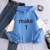 Women patchwork Hoodie CUSTOMIZE MADE hoodies Y0816