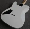 Özel Mağaza Jim Root İmza Saten Beyaz Elektro Gitar Çin EMG Pikaplar, Siyah Donanım