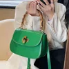 Borsa del designer Negozio Sconto del 70% Borsa a tracolla singola da donna con senso della mano, popolare tendenza a semicerchio, vendite da donna