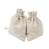 Sacs de bijoux en toile en toile 100 Sacs de linge en coton naturel Bag de mode portefeuille 6101665