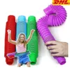 Colorido tamanho grande tubos sensory fidget brinquedos ferramentas de tubo de habilidades motoras para brinquedos de estresse e alívio de ansiedade Adequado crianças adultos