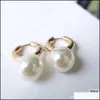 Dangle & Chandelier Earrings Jewelry Elegant Hook with Pearl Ball Women Earring Brand Name and Box Mother Gift Drop Delivery 2021 R1agm