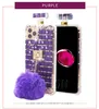 Butelka perfum Rhinestone Diamentowe skrzynki na telefon dla iPhone 13 Pro Max 12Mini 11 Xsmax 7Plus 8 6SP Uniwersalny Formy Telefon Komórkowy Pokrywa Moda Bing Diamonds Fur Ball Shell