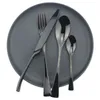 4 sztuk / zestaw Różowe Obiadowe Ze Stali Nierdzewnej Sztućce Knife Fork Tea Spoon Tableware Home Kitchen Silverware 210928