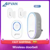 CPVAN Wireless Smart WiFi Doorbell Strobe Siren Tuya App 58 Ljudkompatibelt Hem Säkerhetslarmsystem