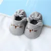 Pierwsi Walkers 0-18m Kapcie Dzianiny Dzianiny Born Baby Toddler Buty Anti-Slip Boy Girl Cute Little Kids Prewalker