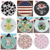 72 designs Summer Round Beach Towel With Tassels 59 inches Picnic mat 3D printed Flamingo Windbell Tropical Blanket girls bathing DAS397