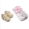 First Walkers Summer Dress Shoes For Baby Girl Flower Head Band Born Soft Sole Birthday Party