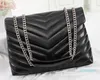 Designer LOU LOU purses handbags top quality genuine leather women famous bags crossbody messenger chain bag LOULOU bag
