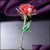 Pinos, broches j￳ias zlxgirl pre￧o alto rosa flor de moda feminina pinos de len￧o de lata de lata de lata de lata de liga bijoux entrega 2021 pdxgc