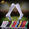 Professional Striped Sports Soccer Socks High Knee Cycling Long Stocking Christmas Gifts Non-slip Football Sock for Adult Children