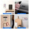 mini Strip Magnetic Car Phone Paste Holder Stand For iPhone Samsung Xiaomi Wall Zinc Alloy Magnet GPS Car Mount Dashboard
