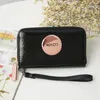 Merk Mimco Portemonnee Vrouwen PU Lederen Portemonnee Portefeuilles Grote Capaciteit Make-up Cosmetische Tassen Dames Klassieke Winkelen Avondtasje299W