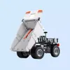 Onebot белый шахтный грузовик автомобиль 500+ шт. Механическая передача контроль и чаевые ведра подъемные системы технические строительные блоки модели игрушка для детей подарок