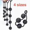 Nxy Anal Toys Силиконовые Big Bead Balls Boll Подвеска Вагинальный эротический секс для женщин Anus Masturbator Dilator простата Massager 1130