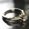 18K multi goud voor vrouwen natuurlijke moissanite diamant sieraden de bizuteria anillos mujer edelsteen ring met doos
