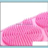 Brushes, Sponges Scrubbers Bathroom Aessories Home & Garden4 Color Double-Sided Scrub Back Brush Is Good Helper When Taking A Bath Hwf6098 D