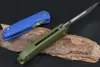 Högkvalitativ multifunktionell snidkniv 440c satinblad ABS HANDLE BALL BEARING Flipper Folding Knives EDC-verktyg