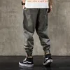 Single Road Mens Harem Broek Fashion Baggy Katoen Hip Hop Joggers Japanse Streetwear Broek Mannelijke Lading voor 210715